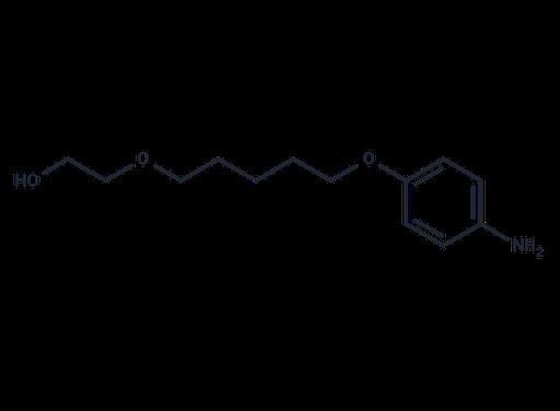 Ethanol, 2-(5-(p-aminophenoxy)pentyloxy)-