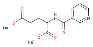 L-Glutamic acid, N-nicotinoyl-, disodium salt