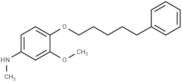 m-Anisidine, N-methyl-4-((5-phenylpentyl)oxy)-