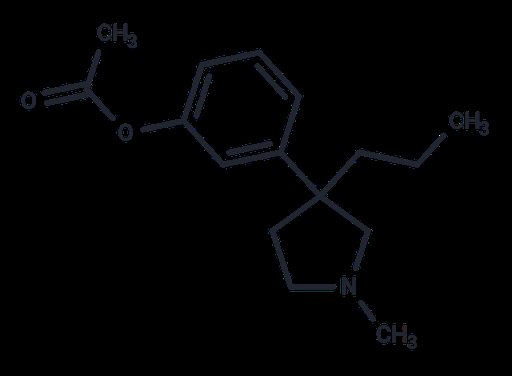 Phenol, m-(1-methyl-3-propyl-3-pyrrolidinyl)-, acetate