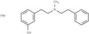 Phenol, m-(2-(N-methylphenethylamino)ethyl)-, hydrobromide