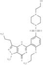 Propoxyphenyl-thiohydroxyhomosildenafil