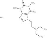 Theophylline, 7-(2-(diethylamino)ethyl)-6-thio-, hydrochloride