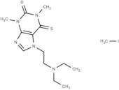 Theophylline, 7-(2-(diethylamino)ethyl)-6-thio-, methiodide