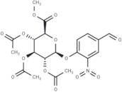 Me-triacetyl-β-D-glucopyranuronate-Ph-ald-NO2