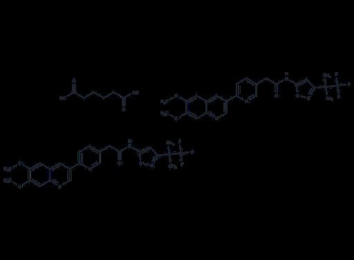 Zeteletinib hemiadipate
