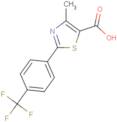 4-methyl-2-(4-(trifluoromethyl)phenyl)thiazole-5-carboxylic acid