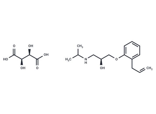 Alprenolol tartrate, (S)-