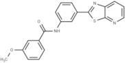 Benzamide, 3-methoxy-N-(3-thiazolo[5,4-b]pyridin-2-ylphenyl)