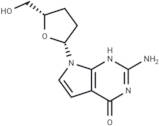 7-Deaza-2',3'-dideoxyguanosine