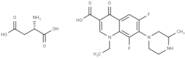 Lomefloxacin (aspartate)