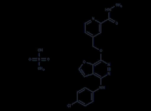 Telatinib mesylate