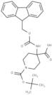 4-(9H-fluoren-9-ylmethoxycarbonylamino)-piperidine-1,4-dicarboxylic acid mono-tert-butyl ester