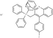 ((2-Cyclopropyl-4-(4-fluorophenyl)quinolin-3-yl)methyl)triphenylphosphonium bromide