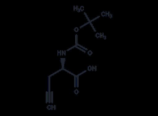 (R)-2-((tert-Butoxycarbonyl)amino)pent-4-ynoic acid