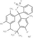 Sodium 4-(3-(4-hydroxy-5-isopropyl-2-methylphenyl)-1,1-dioxido-3H-benzo[c][1,2]oxathiol-3-yl)-2-is…