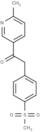 1-(6-Methylpyridin-3-yl)-2-(4-(methylsulfonyl)phenyl)ethanone