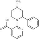 1-(3-Carboxy-2-pyridyl)-4-methyl-2-phenylpiperazine