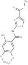 Methyl 2-(2-hydroxy-4,5-dimethoxybenzamido)thiazole-4-carboxylate