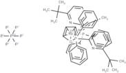 Acetonitrilebis[2-diphenylphosphino-6-t-butylpyridine]cyclopentadienylruthenium(II) hexafluorophos…