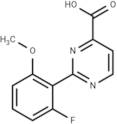 2-(2-fluoro-6-methoxyphenyl)pyrimidine-4-carboxylic acid