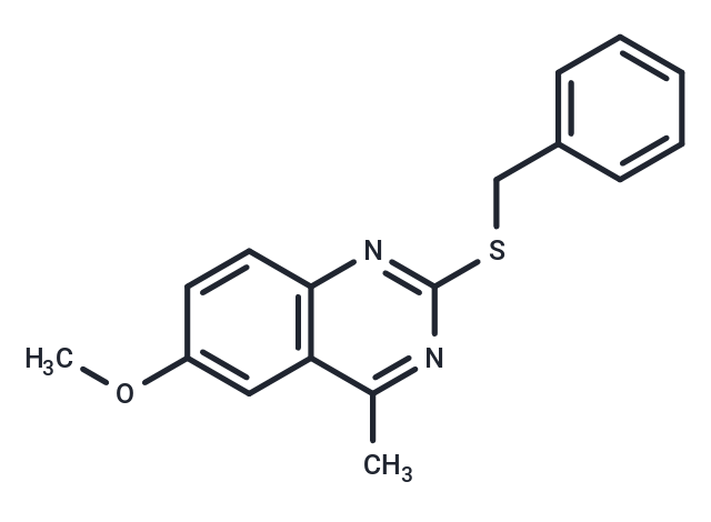 2-benzylsulfanyl-6-methoxy-4-methylquinazoline