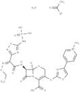 Ceftaroline fosamil (hydrate)(acetate)