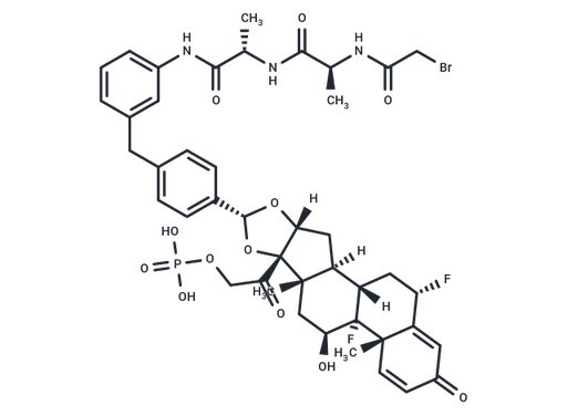 Glucocorticoid receptor agonist-1 phosphate Ala-Ala-Br