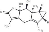 8β,9α-Dihydroxylindan-4(5),7(11)-dien-8α,12-olide