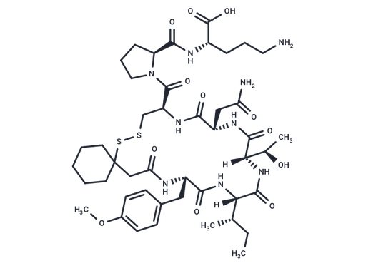 (d(CH2)51,Tyr(Me)2,Thr4,Orn8,des-Gly-NH29)-Vasotocin