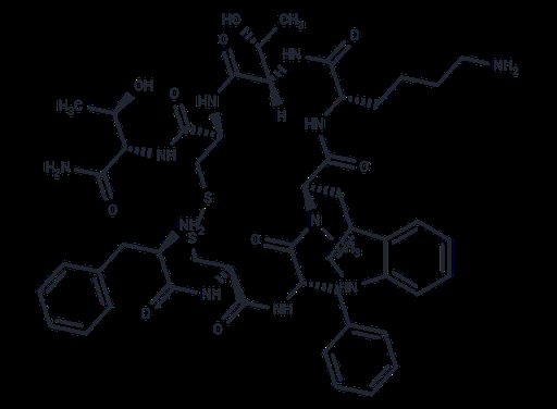 (D-Phe5,Cys6,11,N-Me-D-Trp8)-Somatostatin-14 (5-12) amide