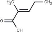 (E)-2-Methyl-2-pentenoic acid