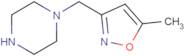 1-[(5-methylisoxazol-3-yl)methyl]piperazine