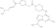 1-Piperidinecarboxylic acid, 4-[[5-methyl-3-(1-methylethyl)pyrazolo[1,5-a]pyrimidin-7-yl]amino]-, 1-[(2E)-4-(dimethylamino)-1-oxo-2-buten-1-yl]-3-pyrrolidinyl ester