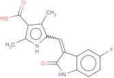 5-(5-Fluoro-2-oxo-1,2-dihydro-indol-3-ylidenemethyl)-2,4-dimethyl-1H-pyrrole-3-carboxylic Acid