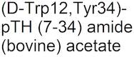 (D-Trp12,Tyr34)-pTH (7-34) amide (bovine) acetate