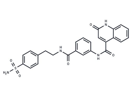4-Quinolinecarboxamide, N-[3-[[[2-[4-(aminosulfonyl)phenyl]ethyl]amino]carbonyl]phenyl]-1,2-dihydr…