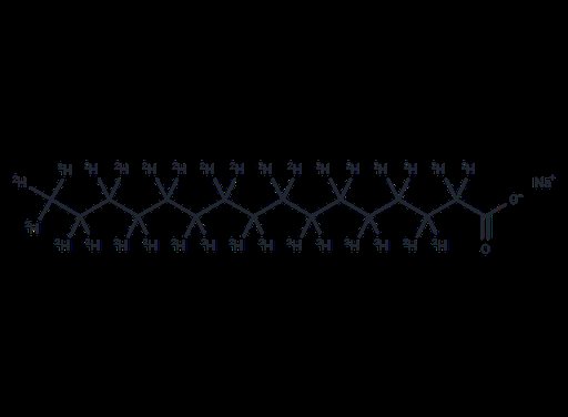 Palmitic acid-D31 sodium