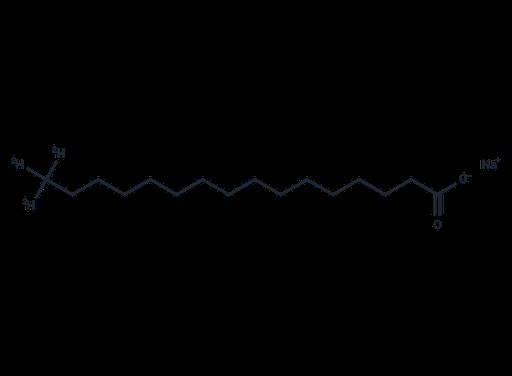 Palmitic acid-D3 sodium