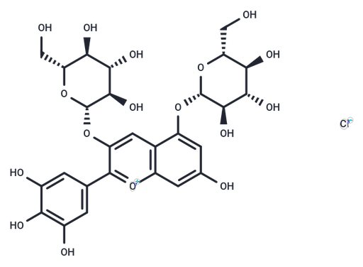 Delphinidin-3,5-O-diglucoside chloride (Standard)