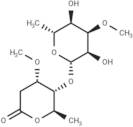 6-Deoxy-3-O-methyl-β-allopyranosyl (1→4)-β-cymaronic acid δ-lactone