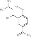 1-(3-(1-Hydroxy-3-methylbutyl)-4-methoxyphenyl)ethan-1-one