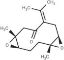 1,10:4,5-Diepoxy-7(11)-germacren-8-one