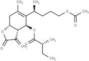 1-O-Acetyl-6α-O-(2-methylbutyryl)britannilactone