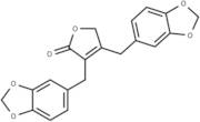 2,3-Di(3',4'-methylenedioxybenzyl)-2-buten-4-olide