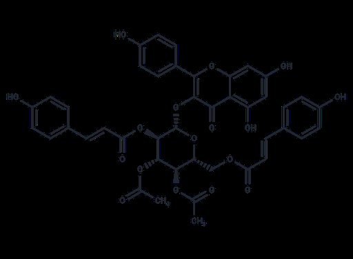 3'',4''-Di-O-acetyl-2'',6''-di-O-p-coumaroylastragalin
