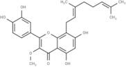 5,7,3',4'-Tetrahydroxy-3-methoxy-8-geranylflavone