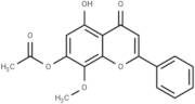 5-Hydroxy-7-acetoxy-8-methoxyflavone