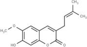 7-Hydroxy-6-methoxy-3-prenylcoumarin