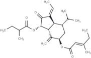 7β-(3-Ethyl-cis-crotonoyloxy)-1α-(2-methylbutyryloxy)-3,14-dehydro-Z-notonipetranone